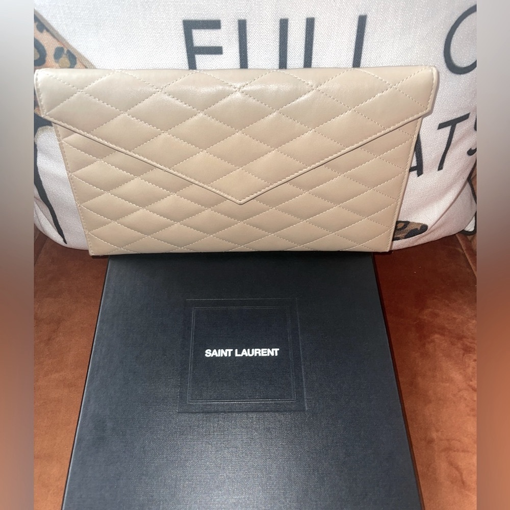 Saint Laurent Envelope Clutch